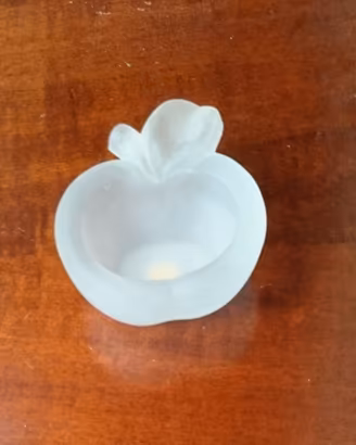 Bomboniera in vetro a forma posacenere cm. 10x10