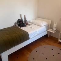 letto  singolo design in legno