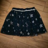 Gonna blu tulle con stelline Desigual tg 8 