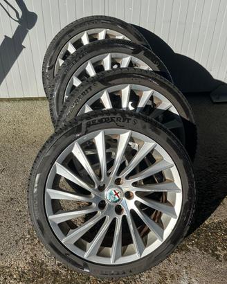 Cerchi 18 alfa romeo giulietta + gomme 225 40 18