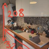 Cucina ikea senza elettrodomestici e lavandino