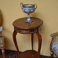 Tavolino da centro intarsiato stile Luigi XV