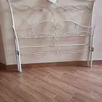 TESTIERA E PEDIERA IN FERRO BATTUTO
