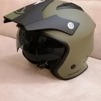 casco jet Acerbis Verde ARIA