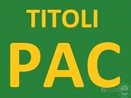 Titoli pac 320 ettari