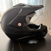 Casco moto nero opaco
