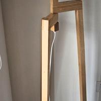 lampada piantana con paralume