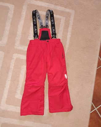 Salopette tuta sci CMP bambino 6 anni 116 cm