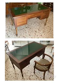Scrittorio vintage legno massello