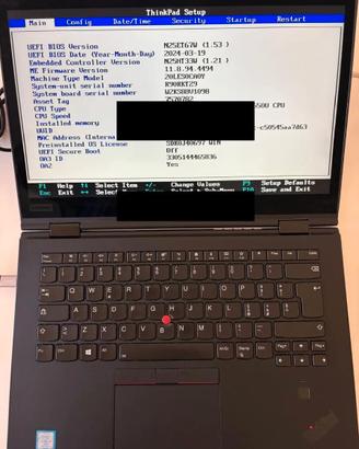 Lenovo ThinkPad X1 Yoga Gen 3 i7-8650U 16GB