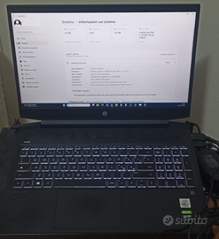 HP Pavilion 16" Gaming • i7 10750H • GTX 1650 • 16