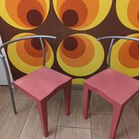 Coppia Di Sedie Kartell Modello Dr Globe 