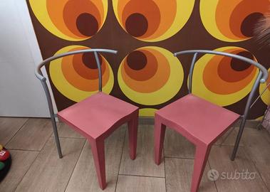 Coppia Di Sedie Kartell Modello Dr Globe 