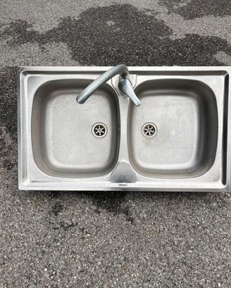 Lavello Cucina Doppia Vasca Acciaio Inox