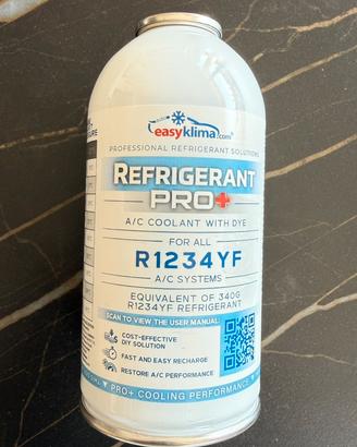 Gas ricarica clima R1234yf