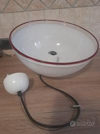 Lampadario vintage - vetro di  Murano incamiciato