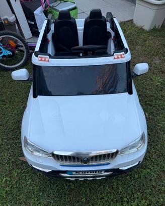 BMW elettrica bimbi 2 posti con telecomando
