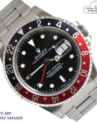 ROLEX GMT Master I 16700 Tritium dial Coke bezel
