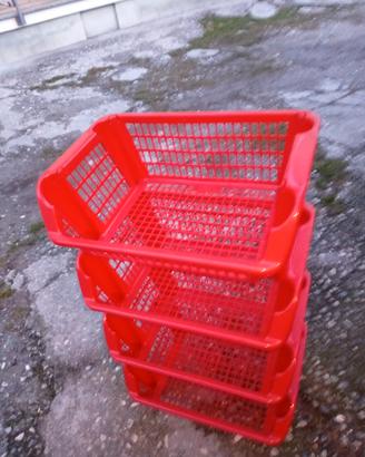 4 ceste in plastica impilabili Stefanplastic 