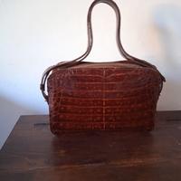 borsa vintage coccodrillo 