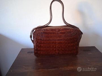 borsa vintage coccodrillo 