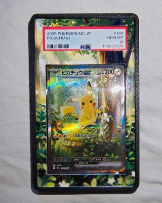 Pikachu ex SAR #764 PSA 10 Gem Mint Giapponese