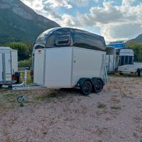 Trailer cavalli due posti in alluminio Boeckmann