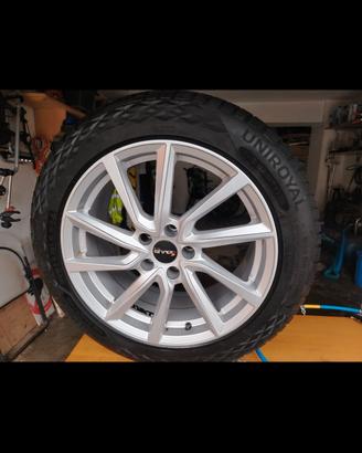 cerchi in lega 19" jeep/fiat 500x+ruotino e catene