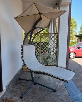 Dondolo a lettino da giardino