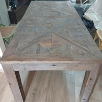 Tavolo 8 posti in legno rustico