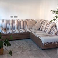 Divano angolare con relax