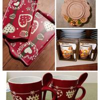 Tazze, tazzine, poggia caffettiera, vassoi