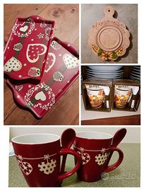 Tazze, tazzine, poggia caffettiera, vassoi