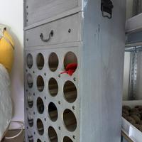 Mobiletto porta vino vintage