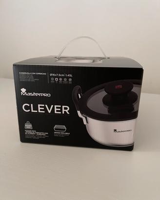 Pentola Acciaio Inox Masterpro Clever da 16 cm