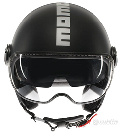 CASCO MOMO FGTR EVO E2206 MATT BLACK / SILVER