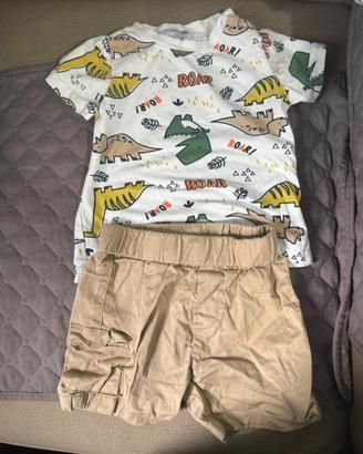 Completino estivo bimbo 6-9 mesi