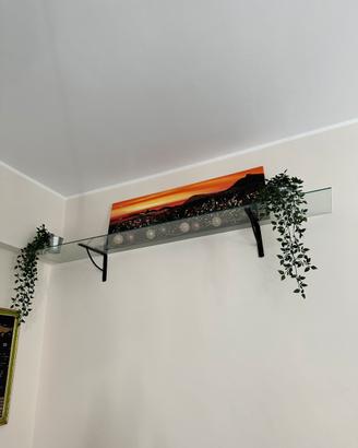 Mensola in vetro