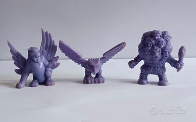 Lotto 3 figurine Monster in My Pocket Serie 1