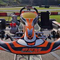 GO KART COMPLETO, TELAIO BRM MOTORE TM 125CC OK
