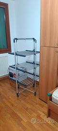 Stendino elettrico verticale 3 ripiani richiudibil