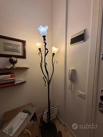 Como +specchiera + lampada arte povera