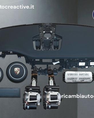 Porsche Cayenne 9Y Cuciture Rosse Cruscotto Airbag