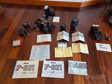 Nikon F-801 vintage camera