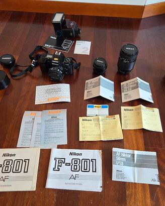 Nikon F-801 vintage camera