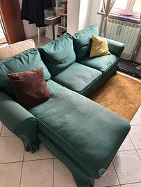Divano ikea ektop 3 posti con chaise-longue