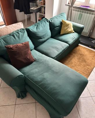 Divano ikea ektop 3 posti con chaise-longue