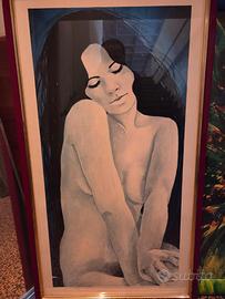 Coppia litografie Lello Barresi – Ritratto Femmini