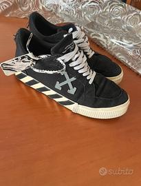 Off-White vulc low eco tela nero bianco 41