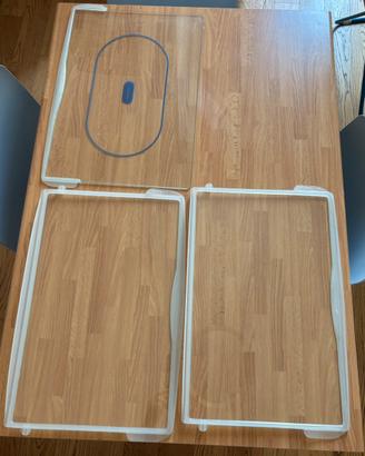 3 ripiani vetro frigorifero whirlpool safeglass